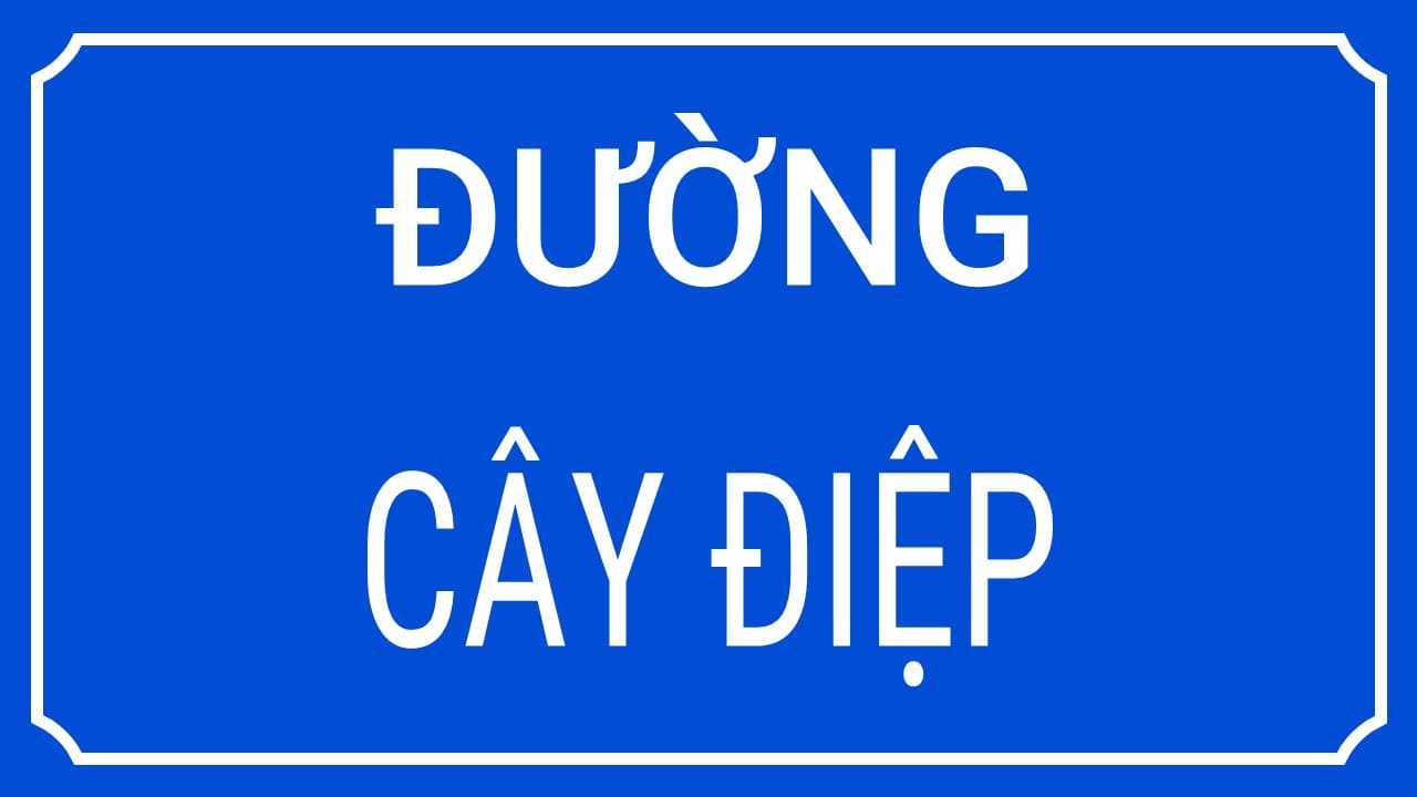 Đường Cây Điệp - TP. Hồ Chí Minh